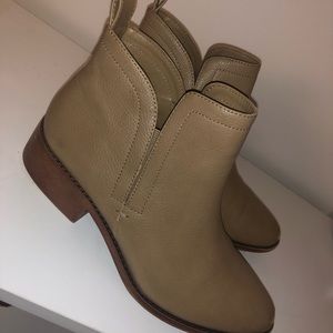 Brown Leather Booties